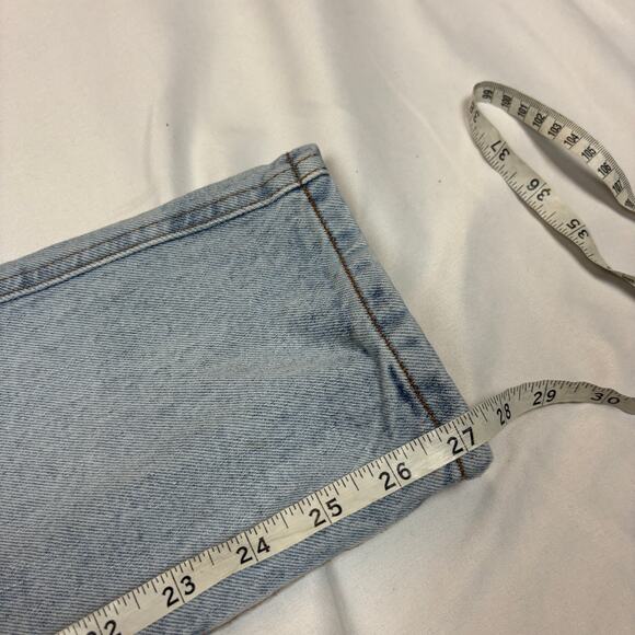 Sezane Denim Brut Sexy Jeans Women's 38 US 6 Mid Rise Tapered Straight - Picture 9 of 13